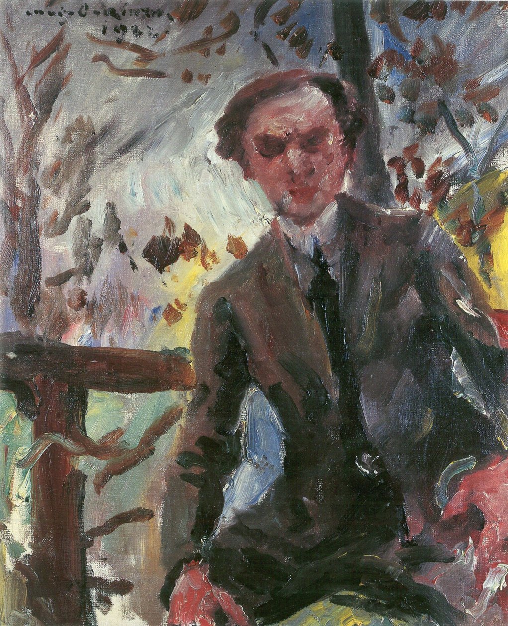  Portrat des Malers Leo Michelsonn av Lovis Corinth