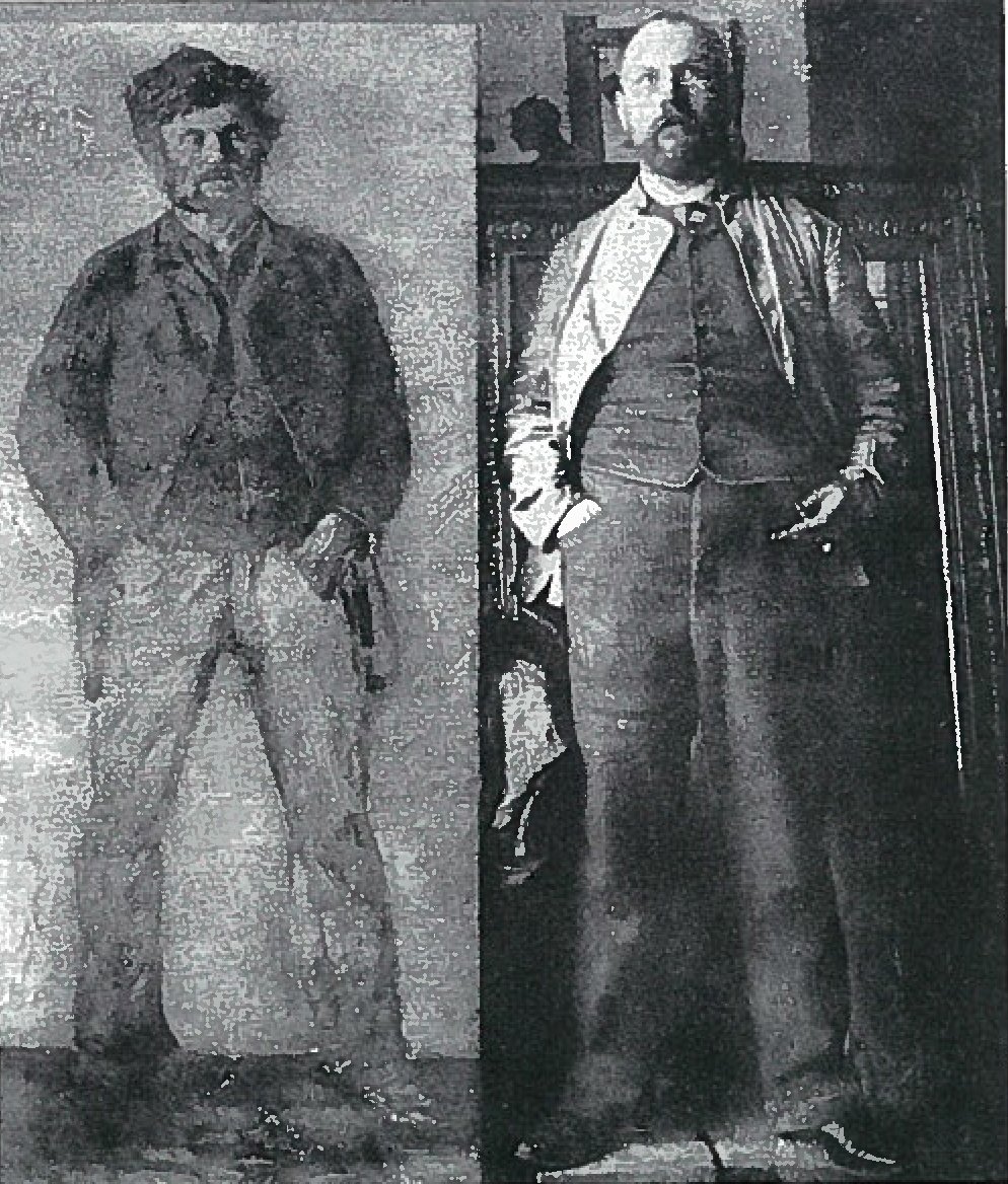  Portrat eines jungen Mannesn; rekonstruiert nach einer Atelierfotografie von 1889 av Lovis Corinth