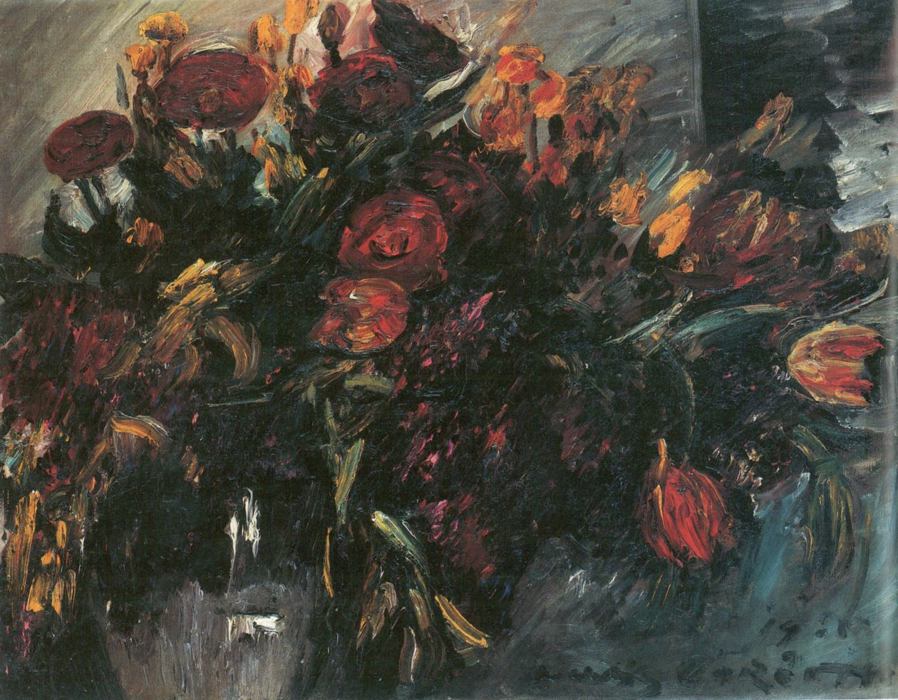  Rote und gelbe Tulpenn av Lovis Corinth