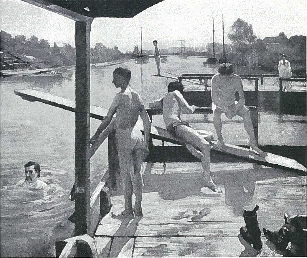  Simbassäng på Grothe, Konigsbergn av Lovis Corinth