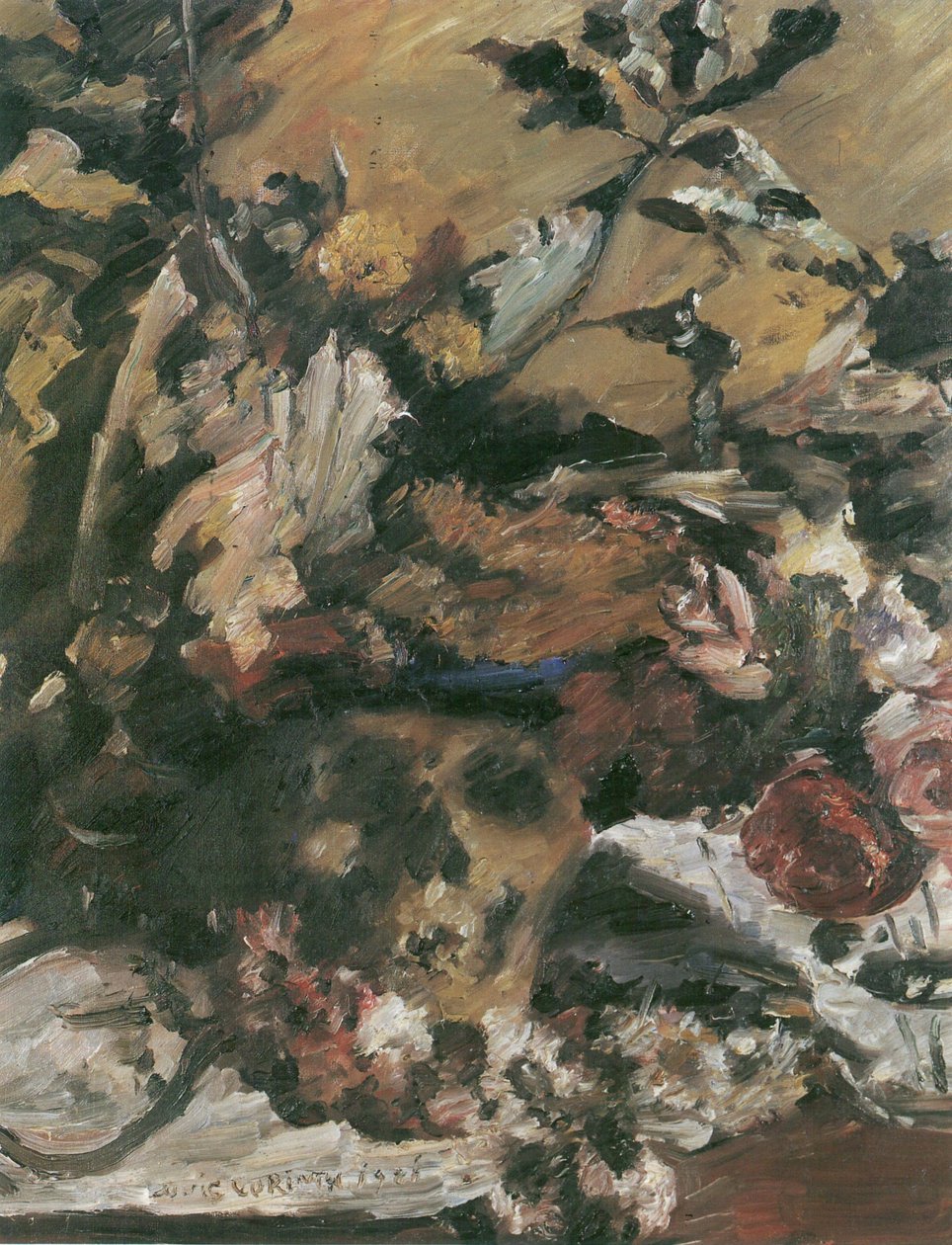  Totenkopf mit Eichenlaubn av Lovis Corinth
