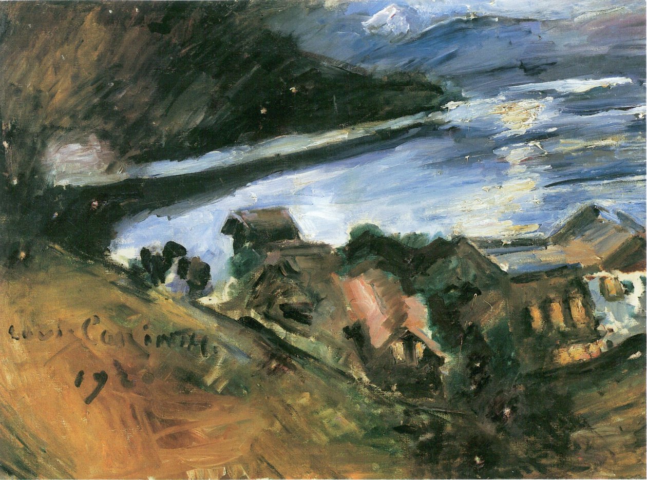  Walchensee bei Mondschein av Lovis Corinth