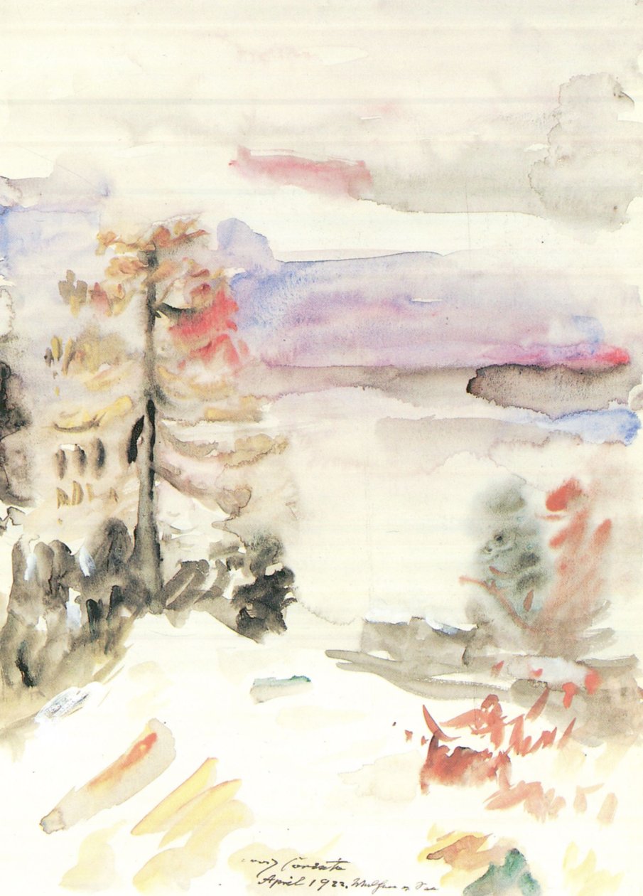  Walchensee im Fruhlingn av Lovis Corinth
