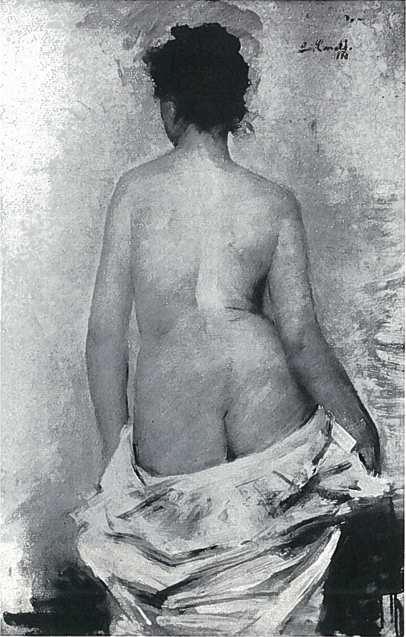  Weiblicher Ruckenaktn av Lovis Corinth