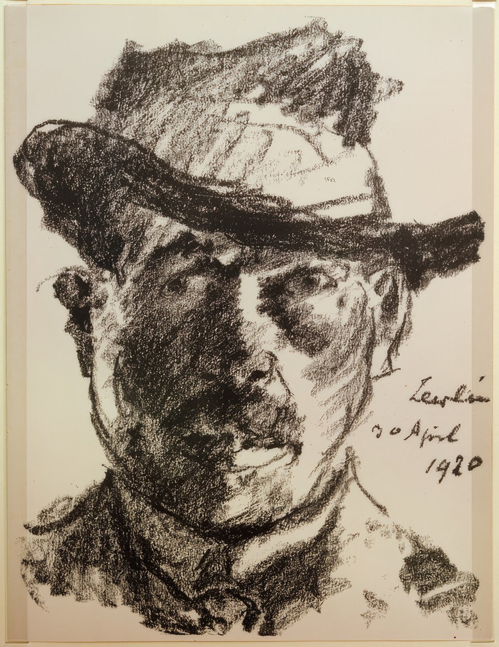 Självporträtt av Lovis Corinth
