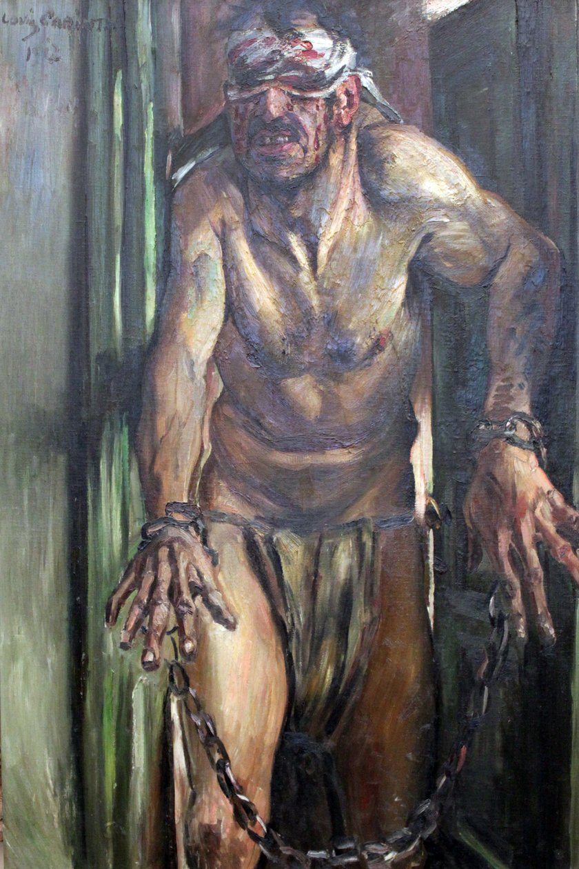 Den förblindade Simson av Lovis Corinth