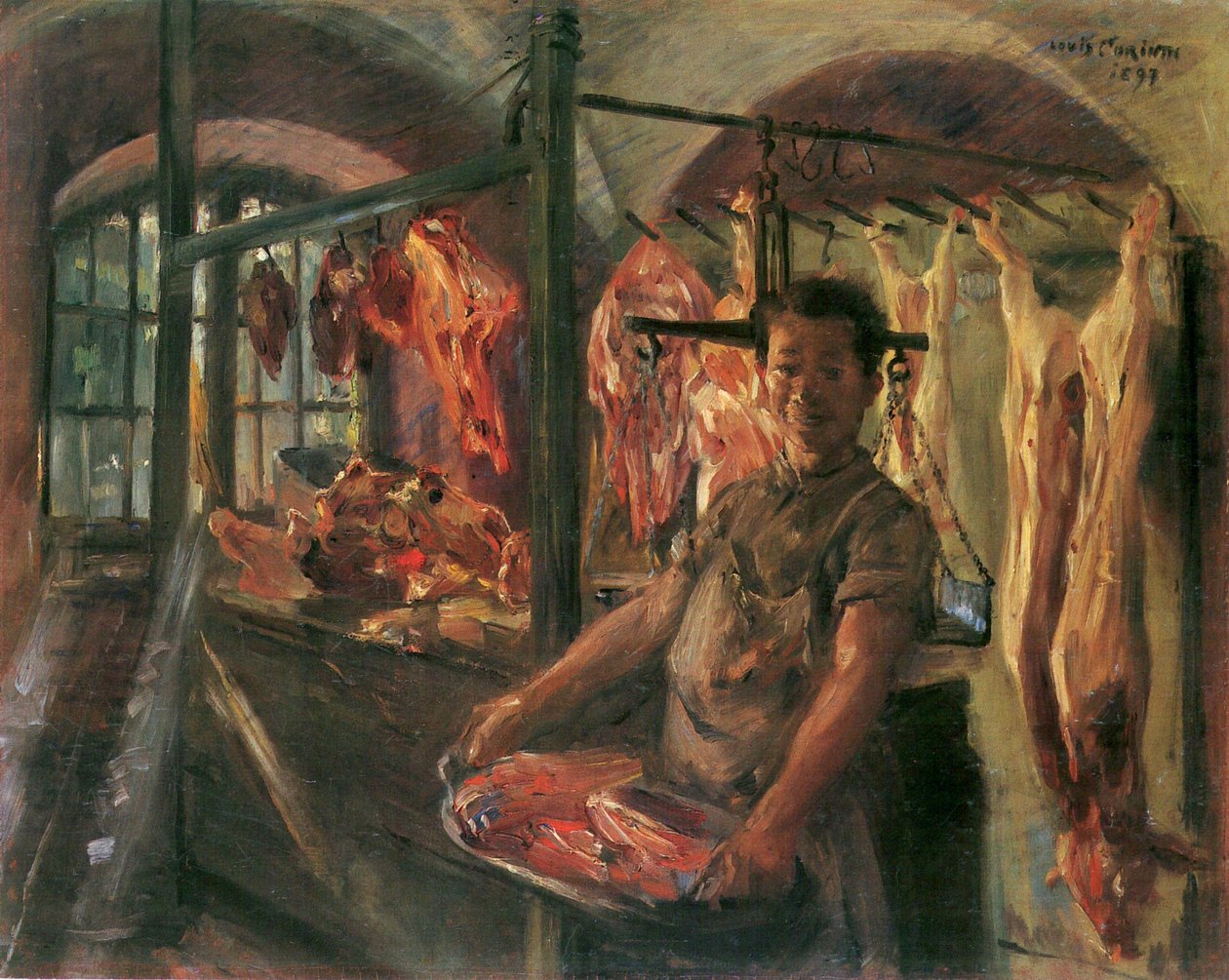 Slakteri i Schäftlarn av Lovis (1858 1925) Corinth