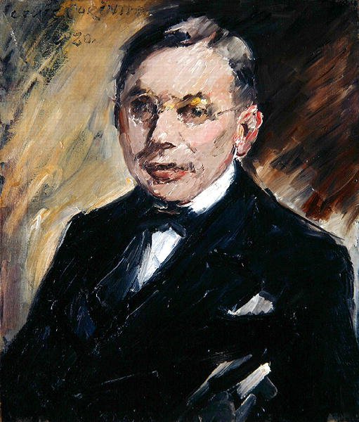Porträtt av Ernst Oppler av Lovis  Corinth