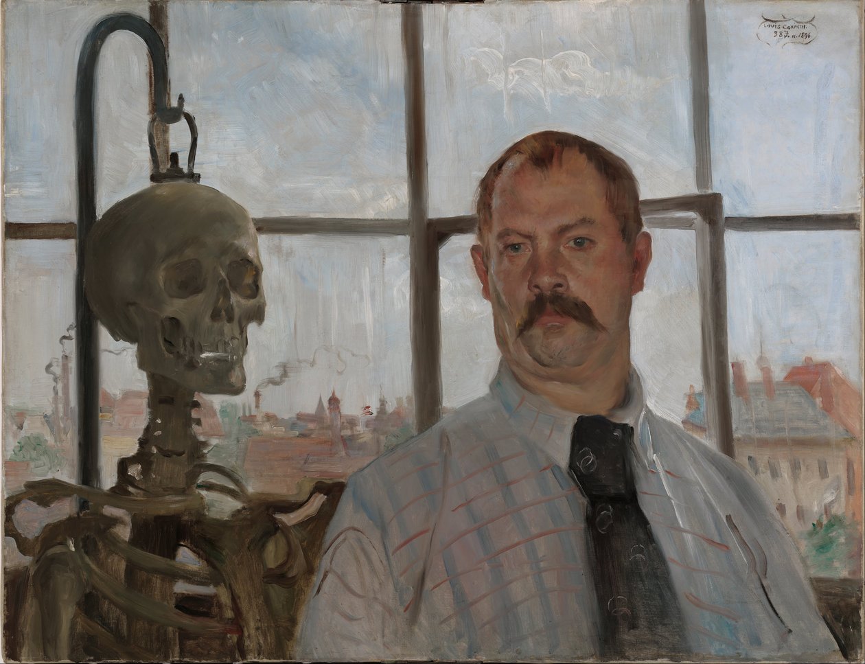 Självporträtt av Lovis (1858-1925) Corinth