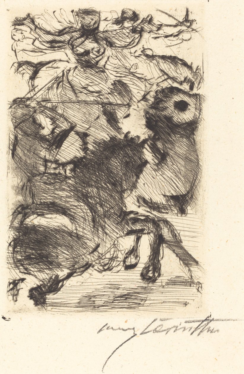 Adhba die Kamelin (Kamelen Adhba) av Lovis Corinth