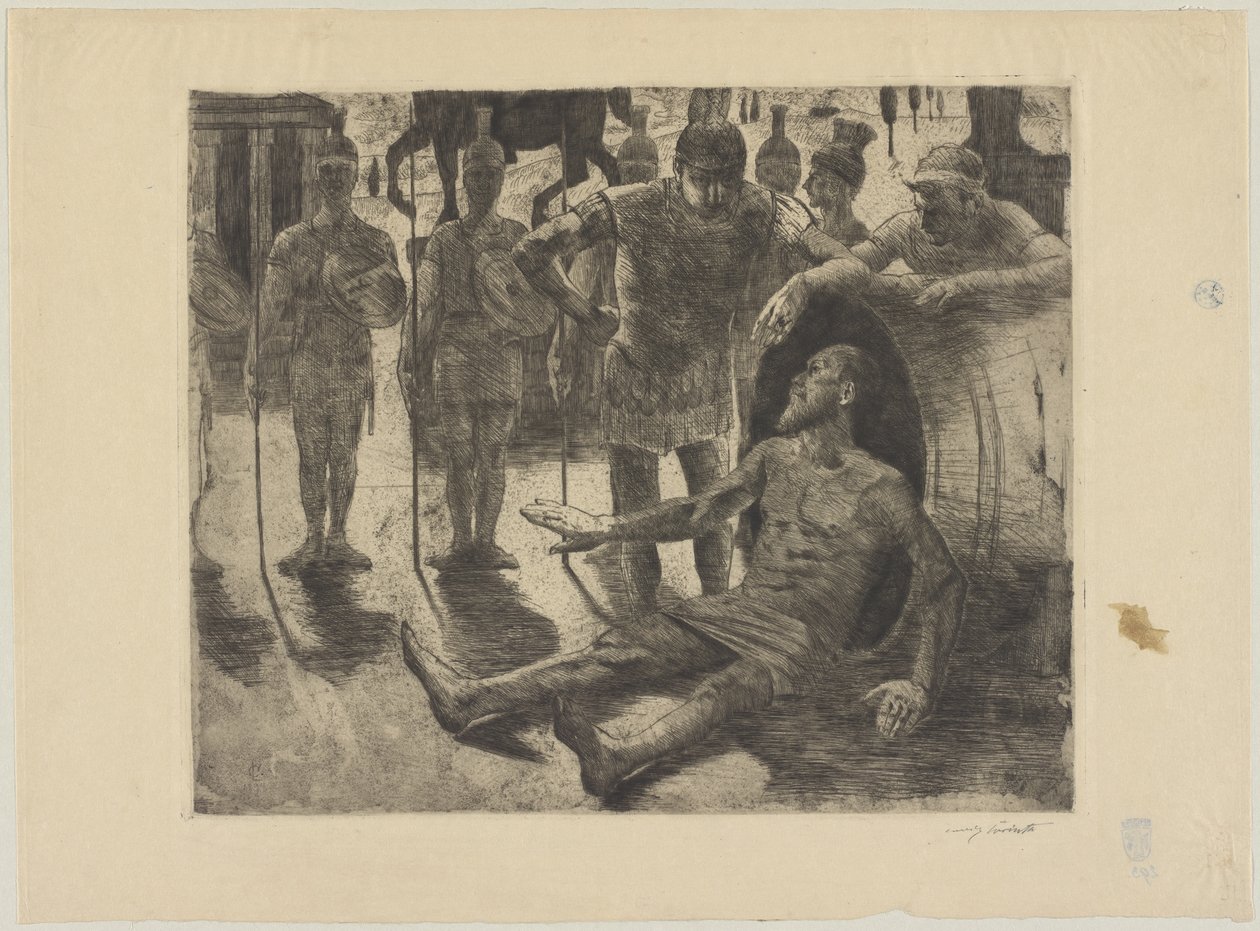 Alexander och Diogenes av Lovis Corinth