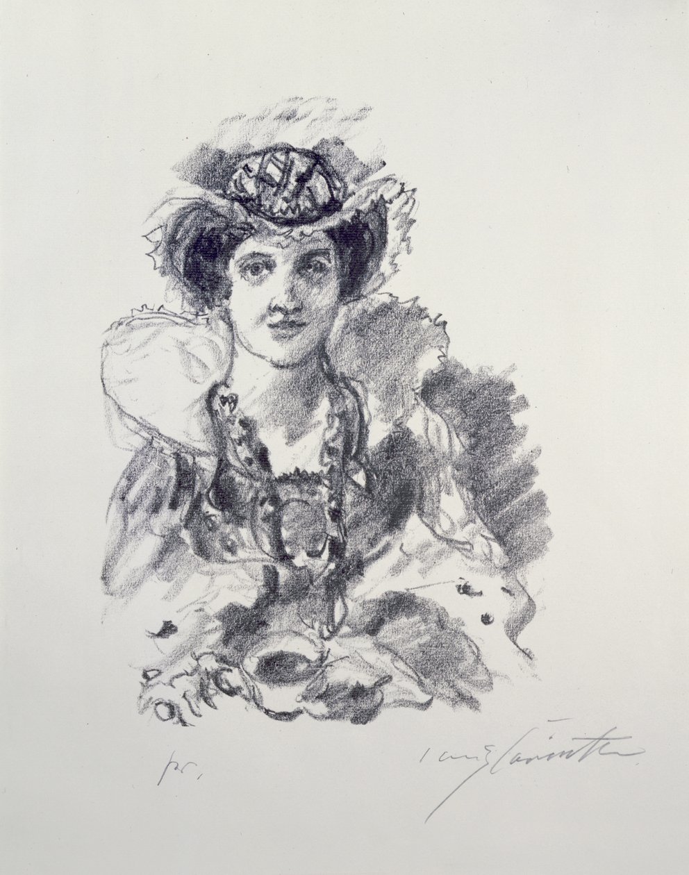 Anne Boleyn under tornéret av Lovis Corinth