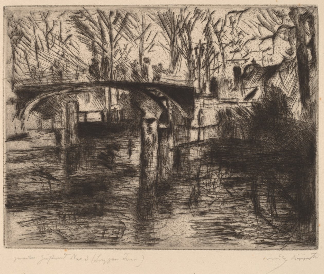Från Tiergarten (från Tiergarten) av Lovis Corinth