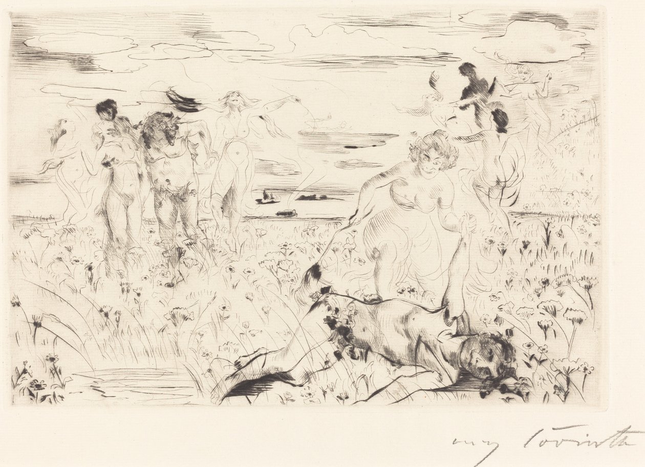 bachchanal av Lovis Corinth