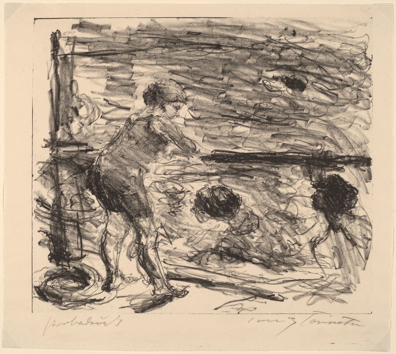 Badeanstalt (Badhuset) av Lovis Corinth