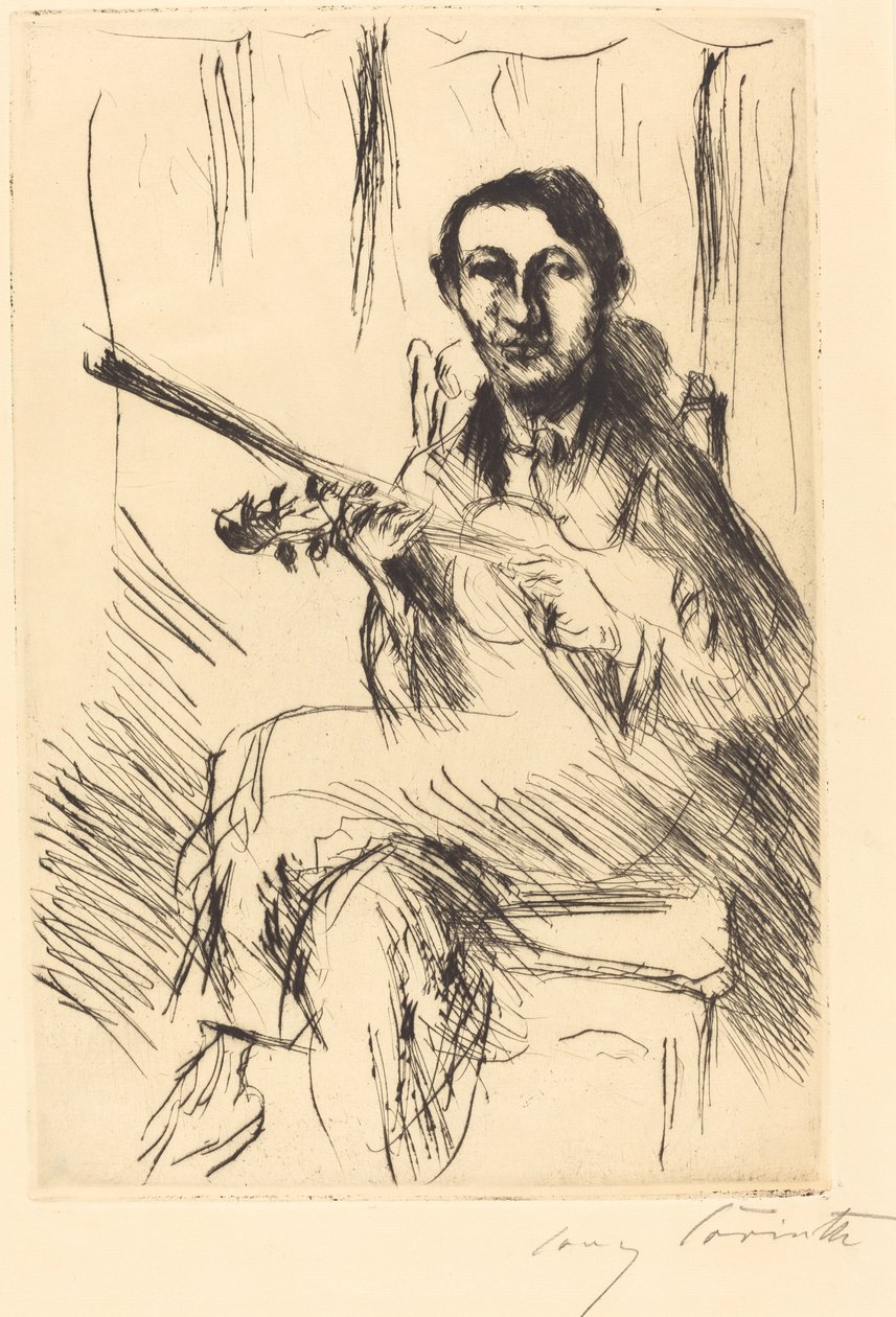 Porträtt av Andreas Weissgaerber av Lovis Corinth