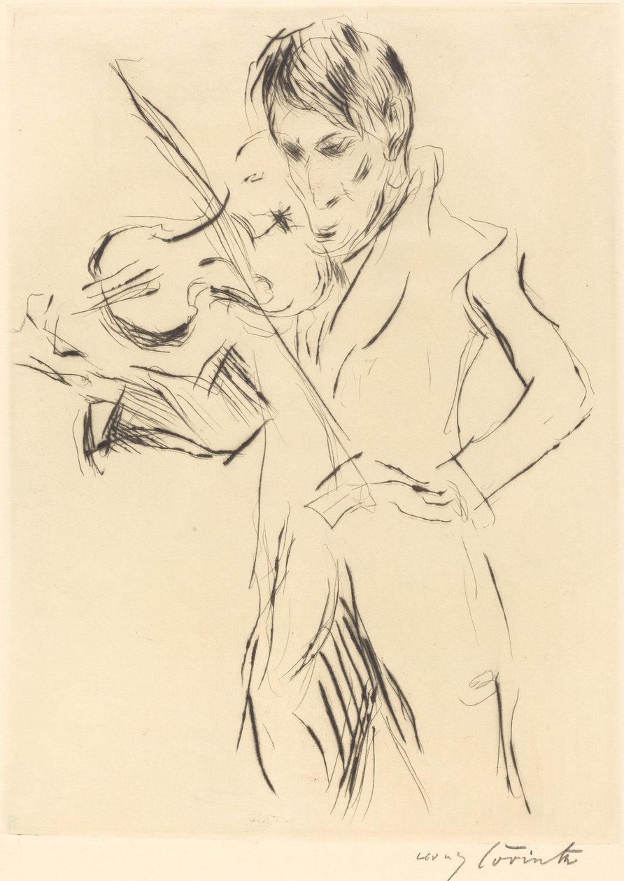 Porträtt av Andreas Weissgaerber av Lovis Corinth