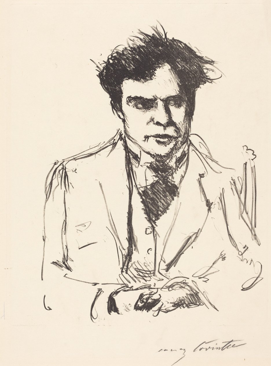 Porträtt av Joseph Schwarz (Portrait of Joseph Schwarz) av Lovis Corinth