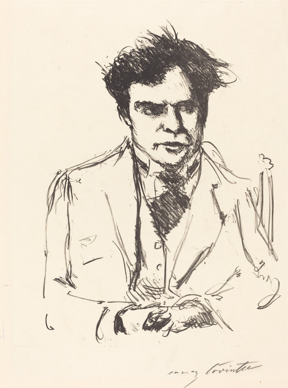 Porträtt av Joseph Schwarz Porträtt av Joseph Schwarz, 1916. av Lovis Corinth