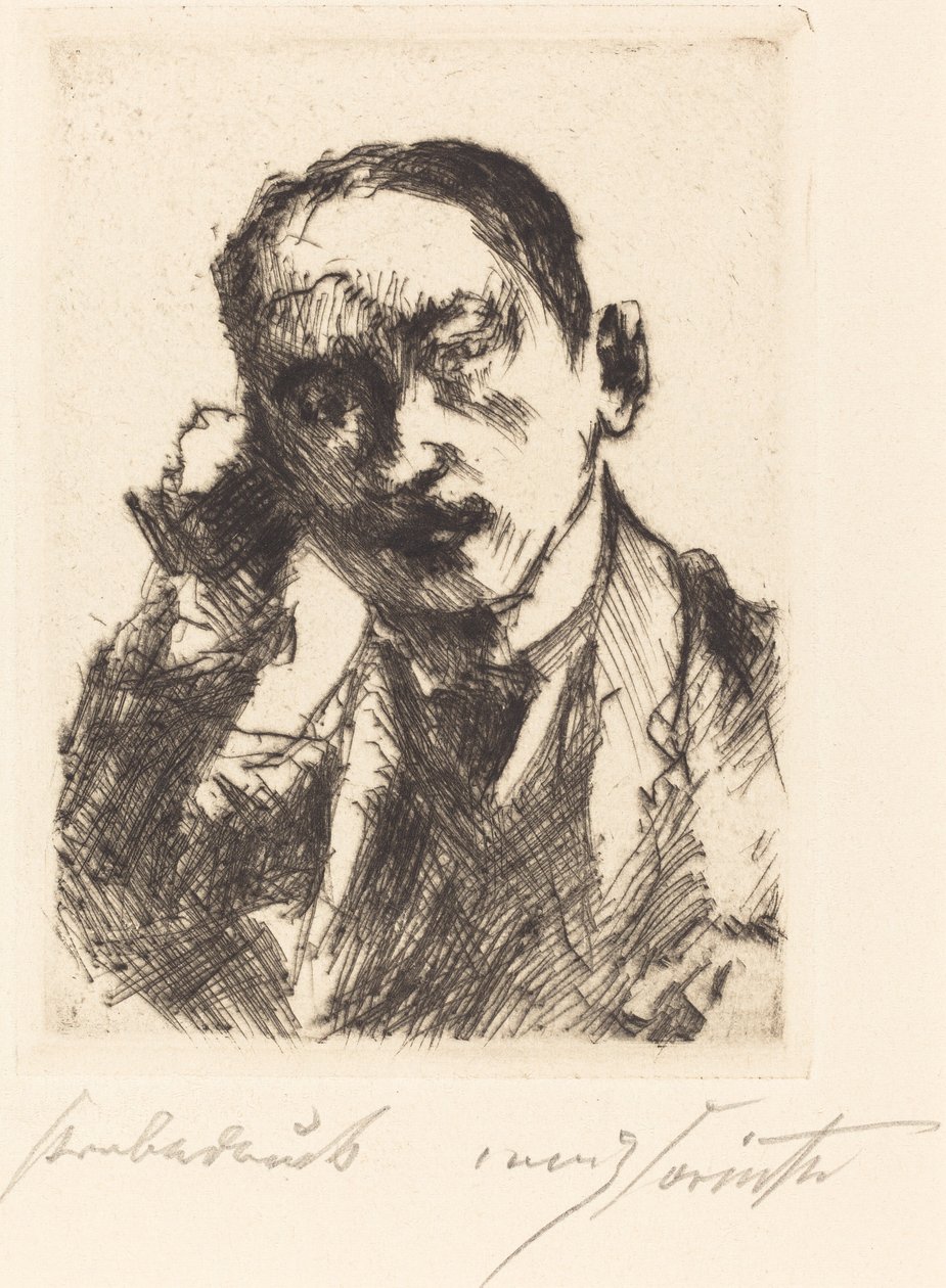 Porträtt av K.S. (Porträtt av K.S.) av Lovis Corinth