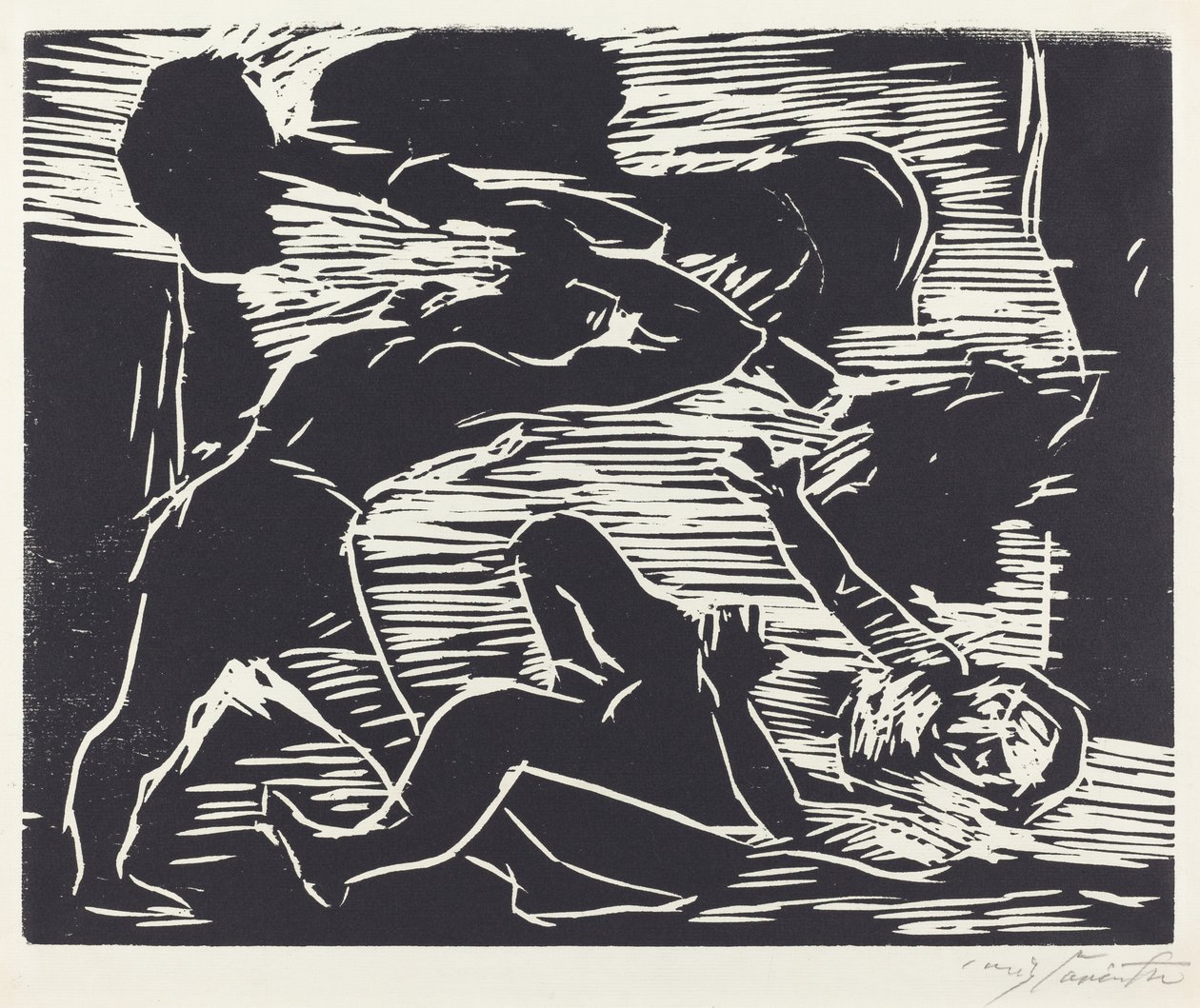 Brodermordet Kain och Abel, 1919. av Lovis Corinth