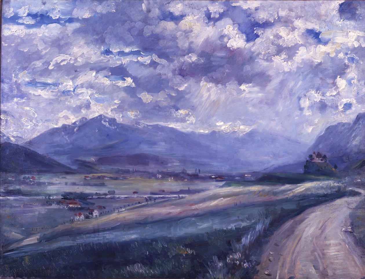 Inndalen vid Thaur. Innsbruck av Lovis Corinth