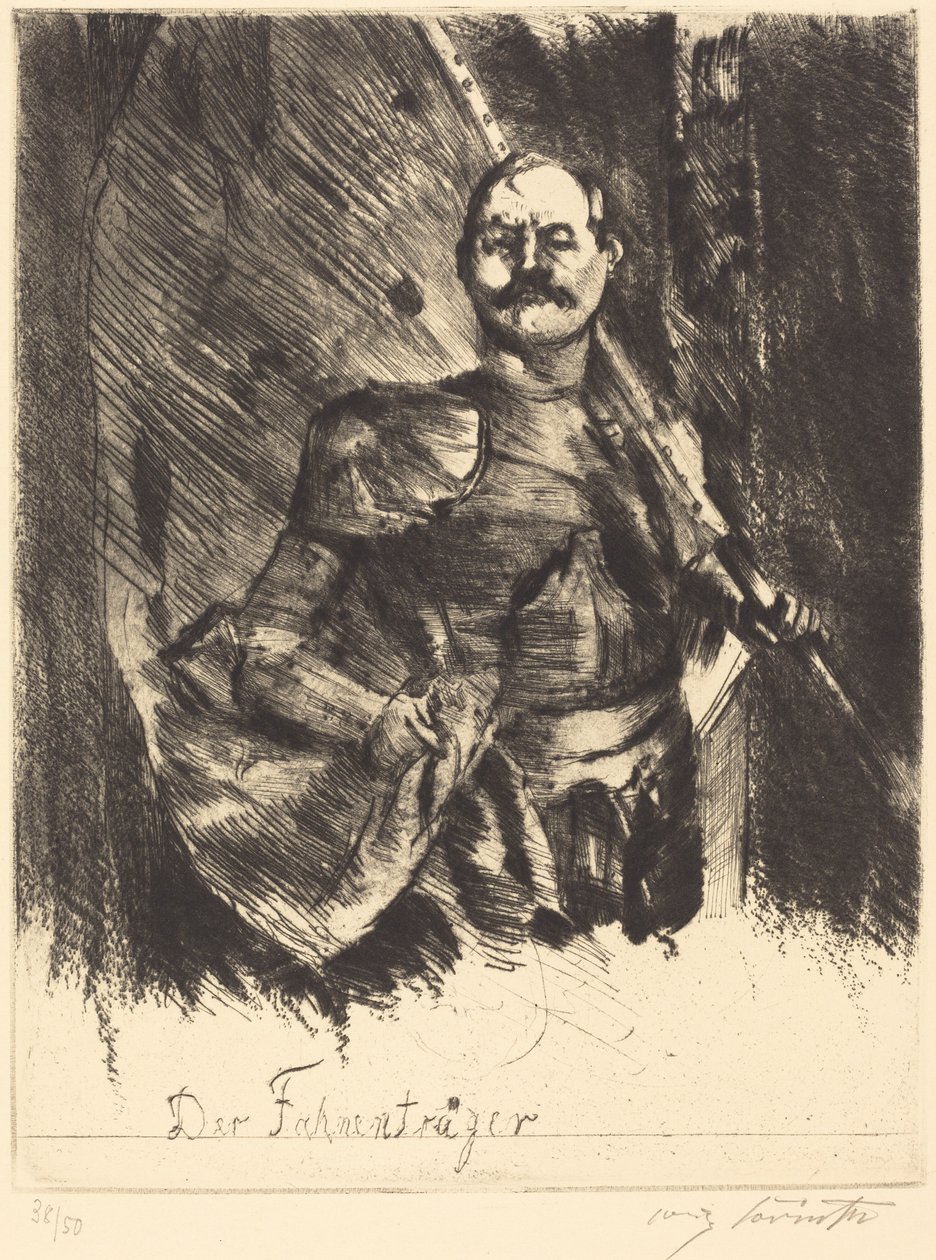 Fanbäraren av Lovis Corinth