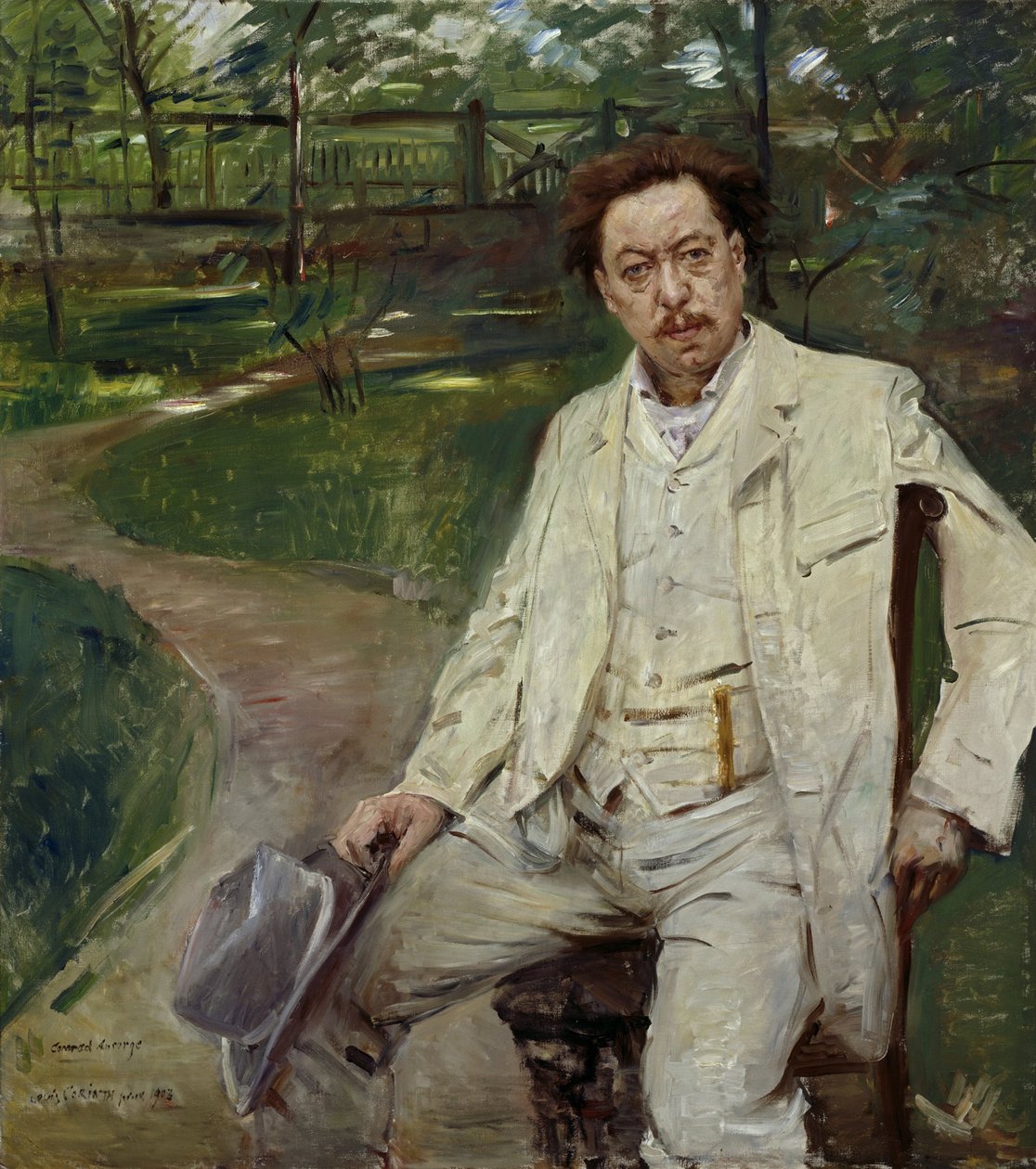 Pianisten Conrad Ansorge av Lovis Corinth