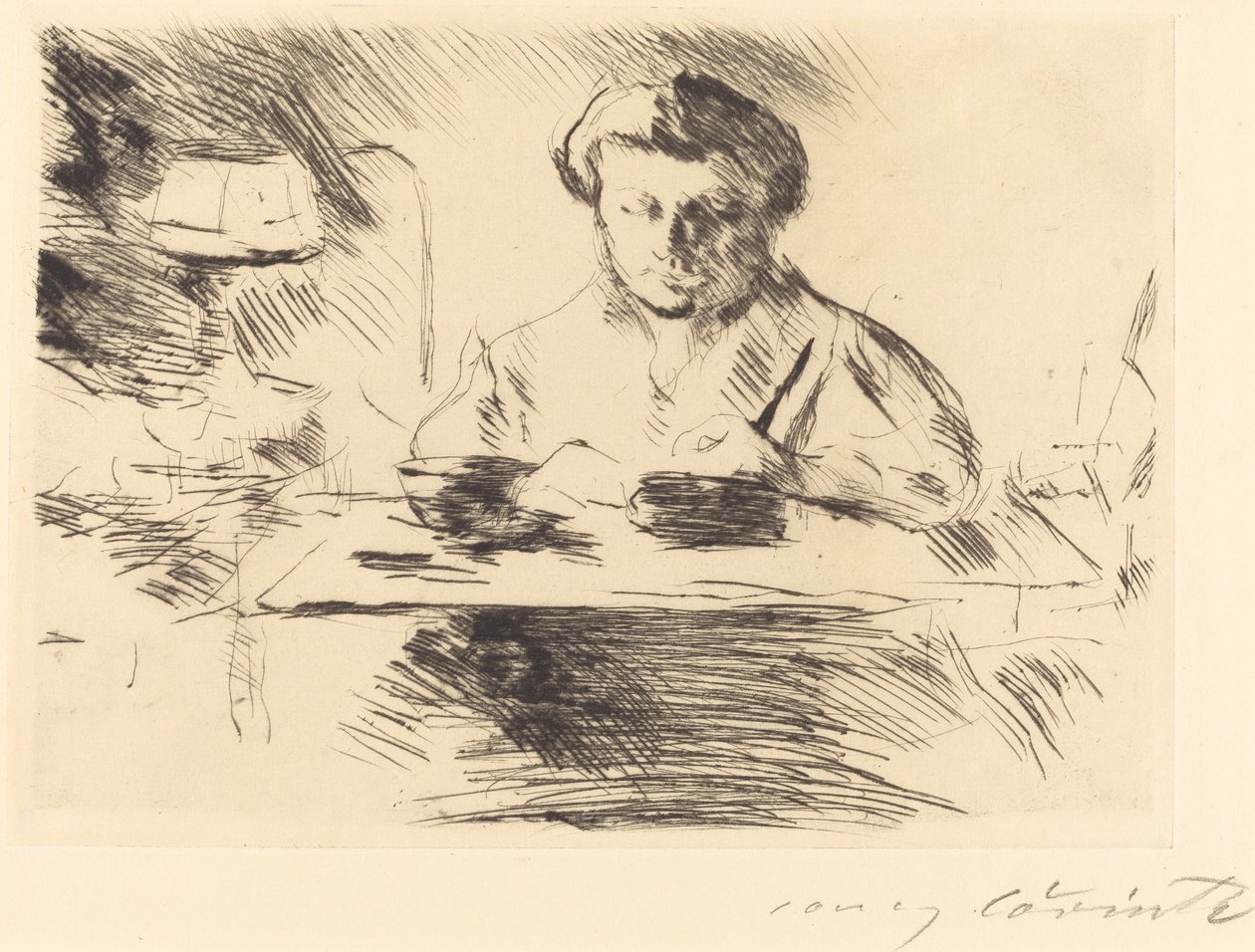 Die Gattin Konstnärens fru, 1918. av Lovis Corinth