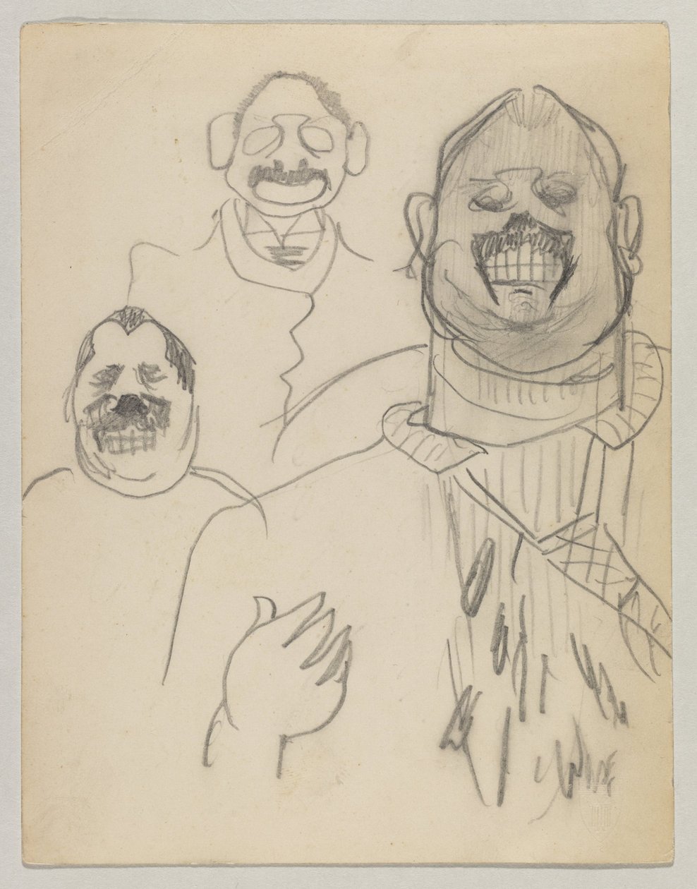 Inbjudningskort för silverbröllopsmottagningen av Louis Gessler och fru av Lovis Corinth