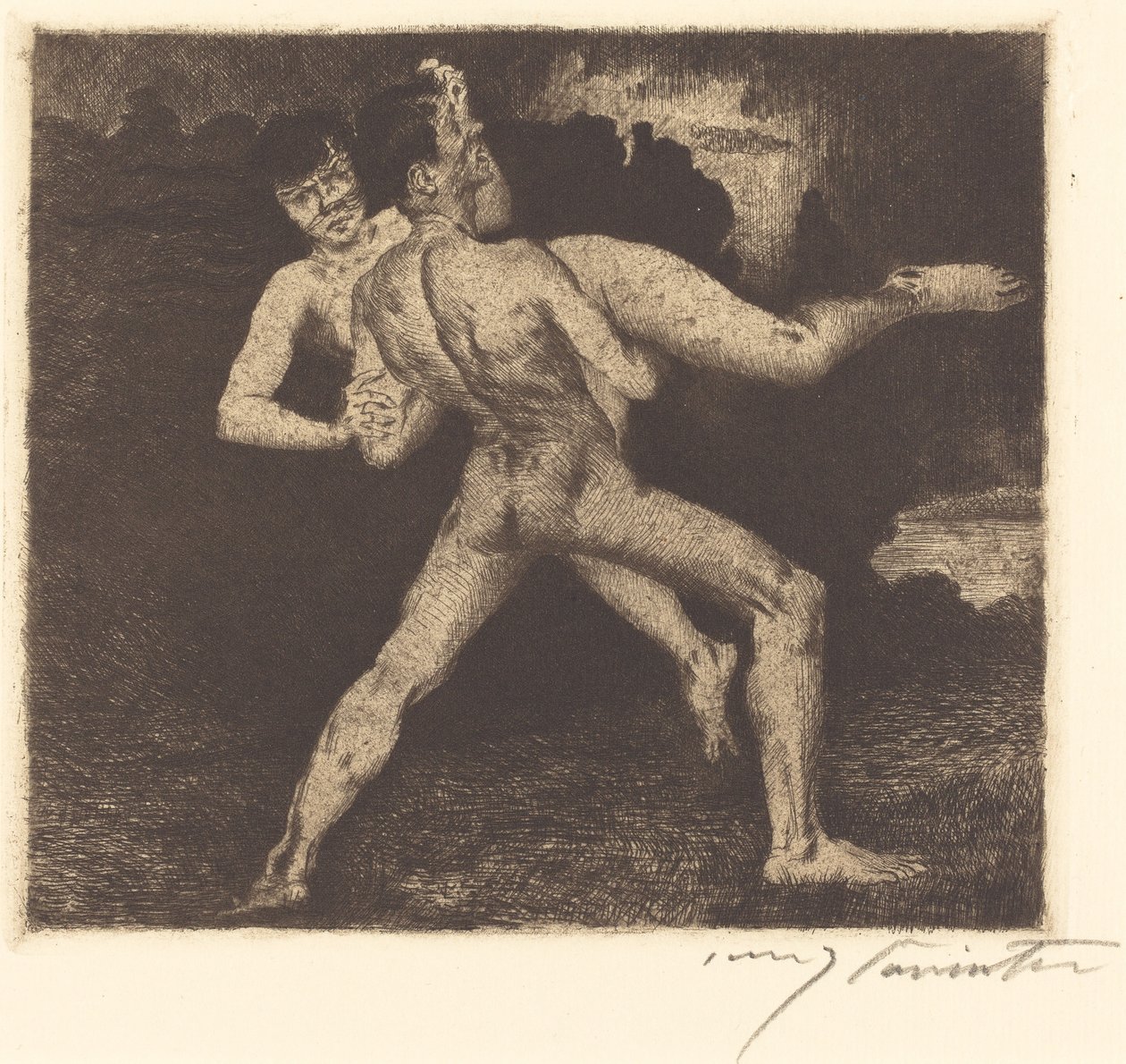 bortförande av Lovis Corinth
