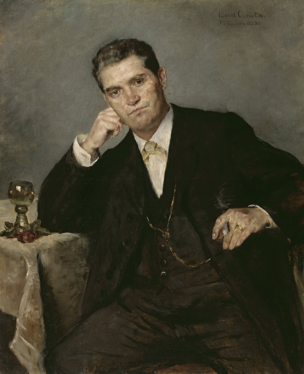 Franz Heinrich Corinth, konstnärens far av Lovis Corinth