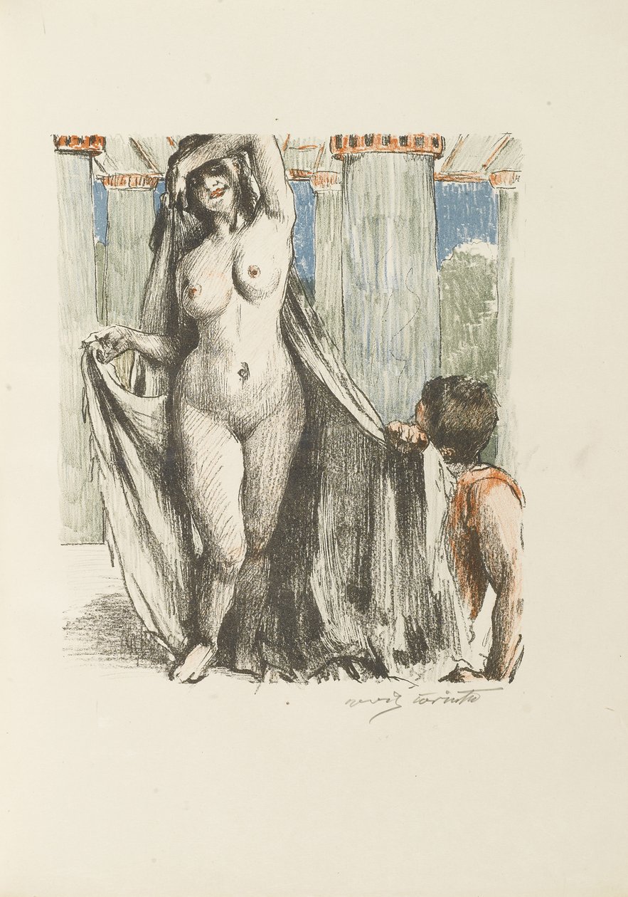Illustration till Song of Songs, 1911 av Lovis Corinth