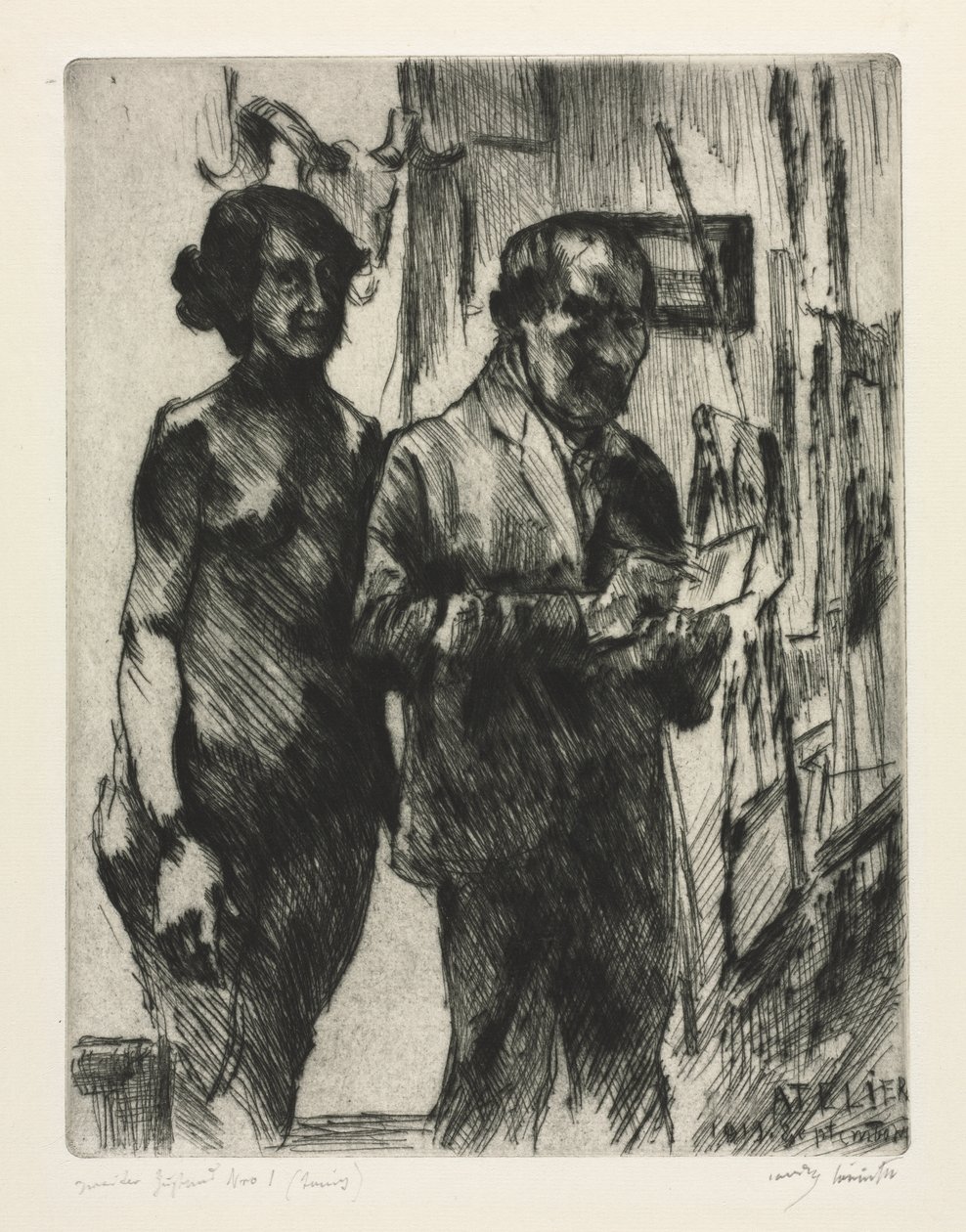 I studion av Lovis Corinth