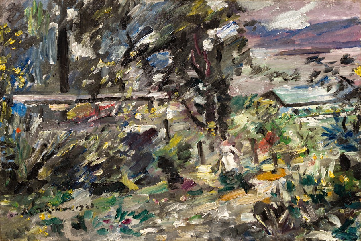 Walchensjön, silverstig av Lovis Corinth