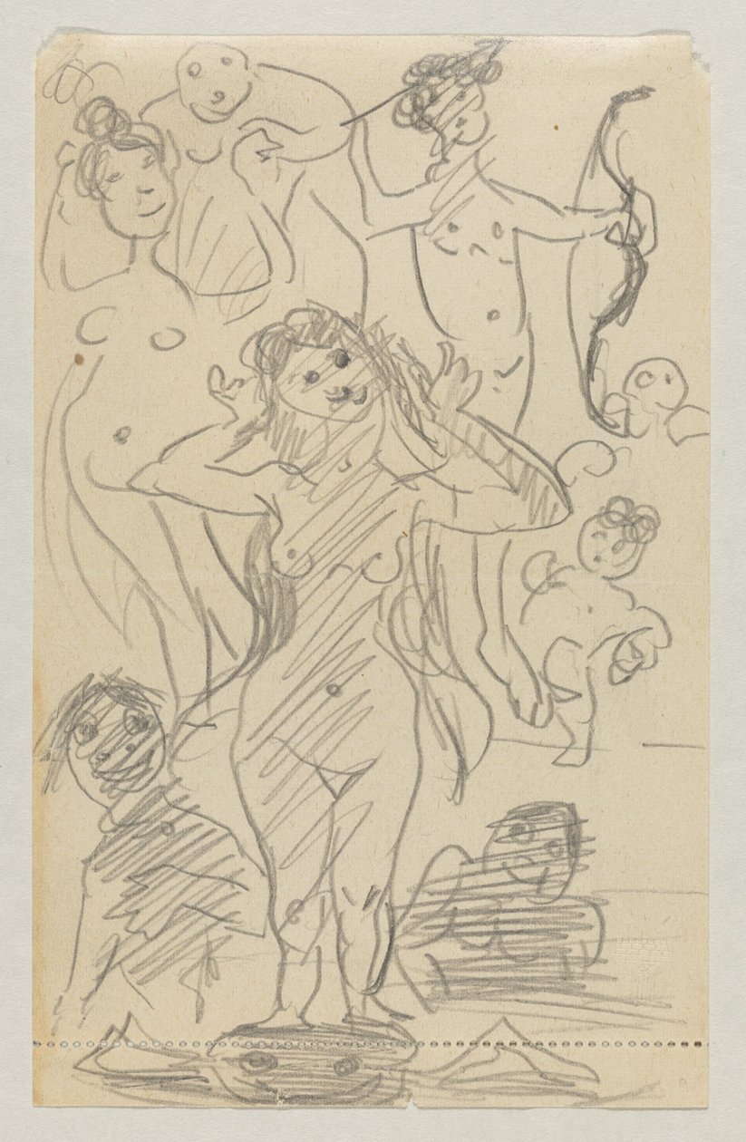 Lovis Corinth och Carl Strathmann av Lovis Corinth