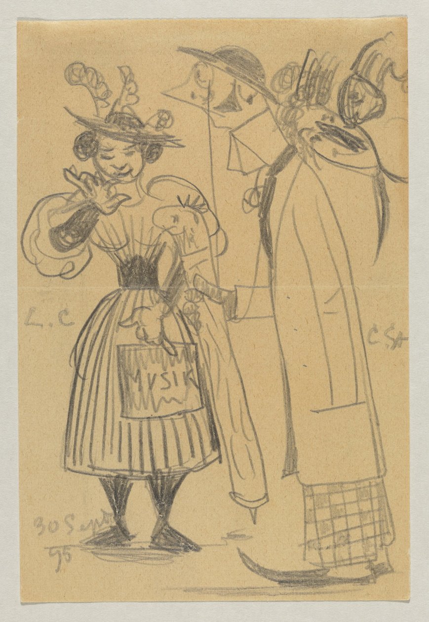 Lovis Corinth och Carl Strathmann av Lovis Corinth