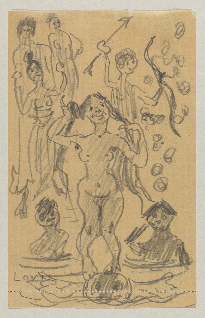 Lovis Corinth och Carl Strathmann av Lovis Corinth