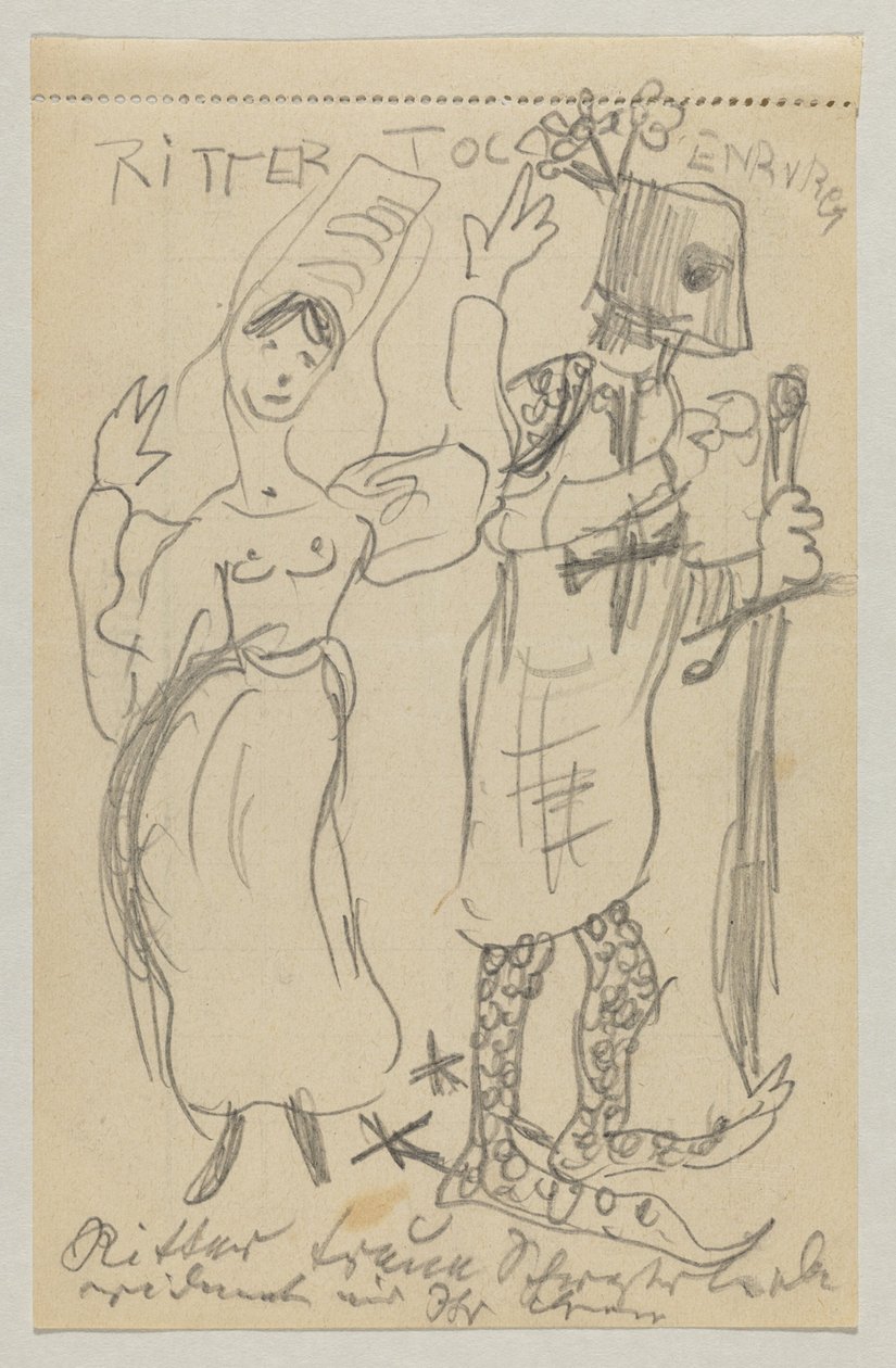 Lovis Corinth och Carl Strathmann av Lovis Corinth