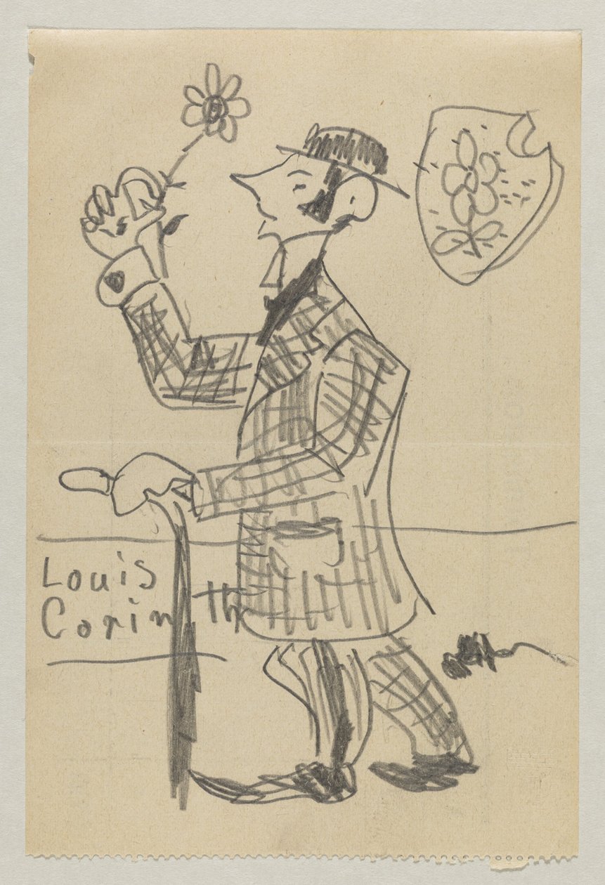 Lovis Corinth och Carl Strathmann av Lovis Corinth