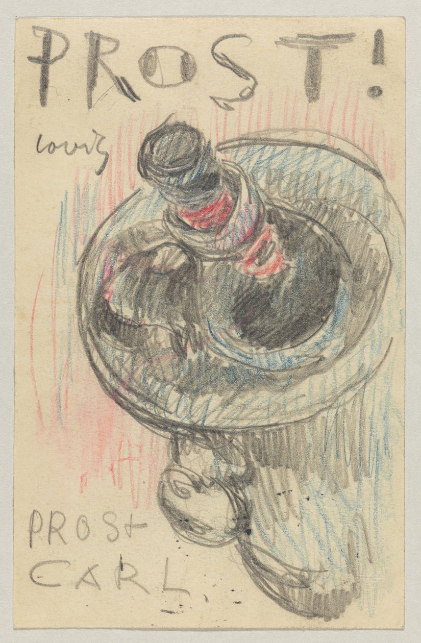Lovis Corinth till Elly Strathmann: vykort, poststämplat 22 maj 1911 av Lovis Corinth