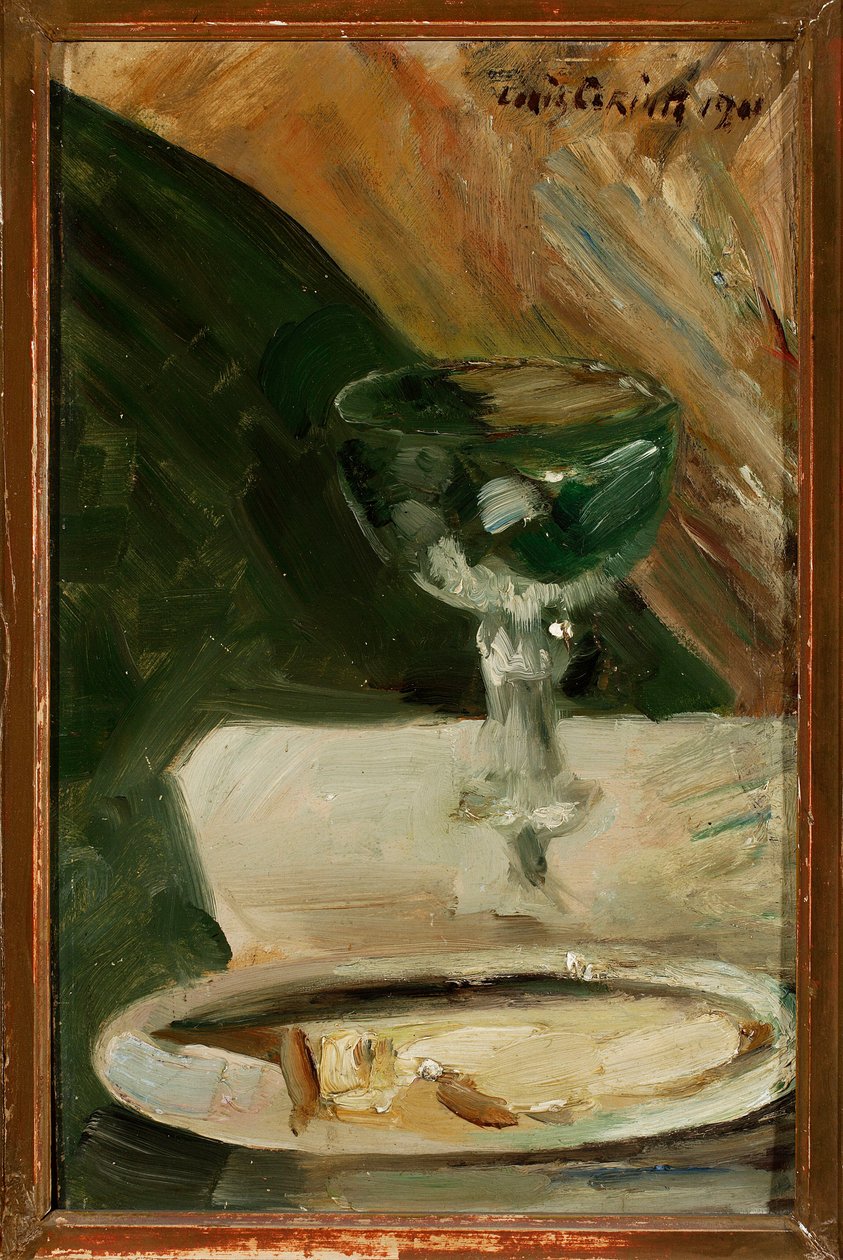 Stillleben mit Kelch und Teller av Lovis Corinth