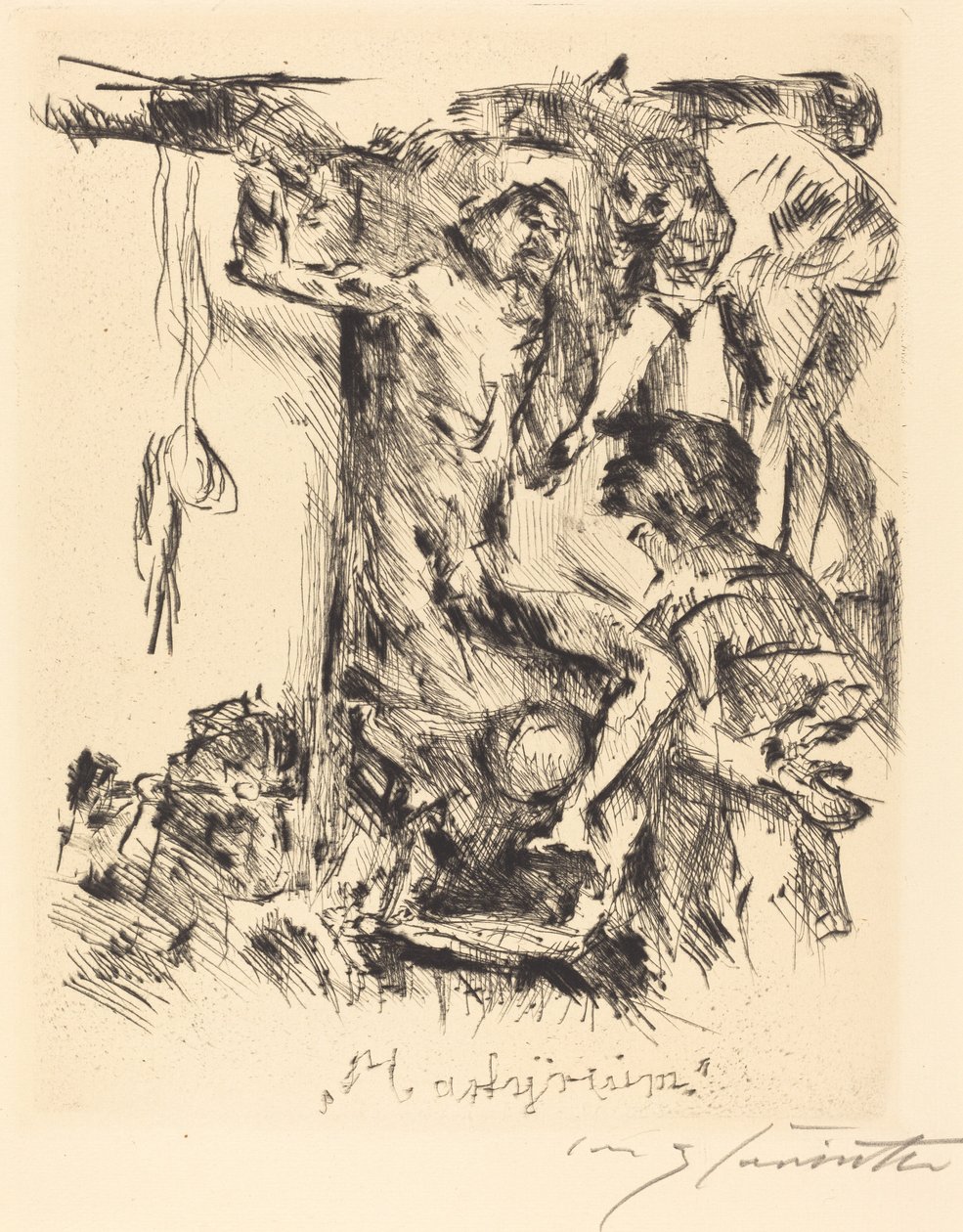 Martyrium av Lovis Corinth
