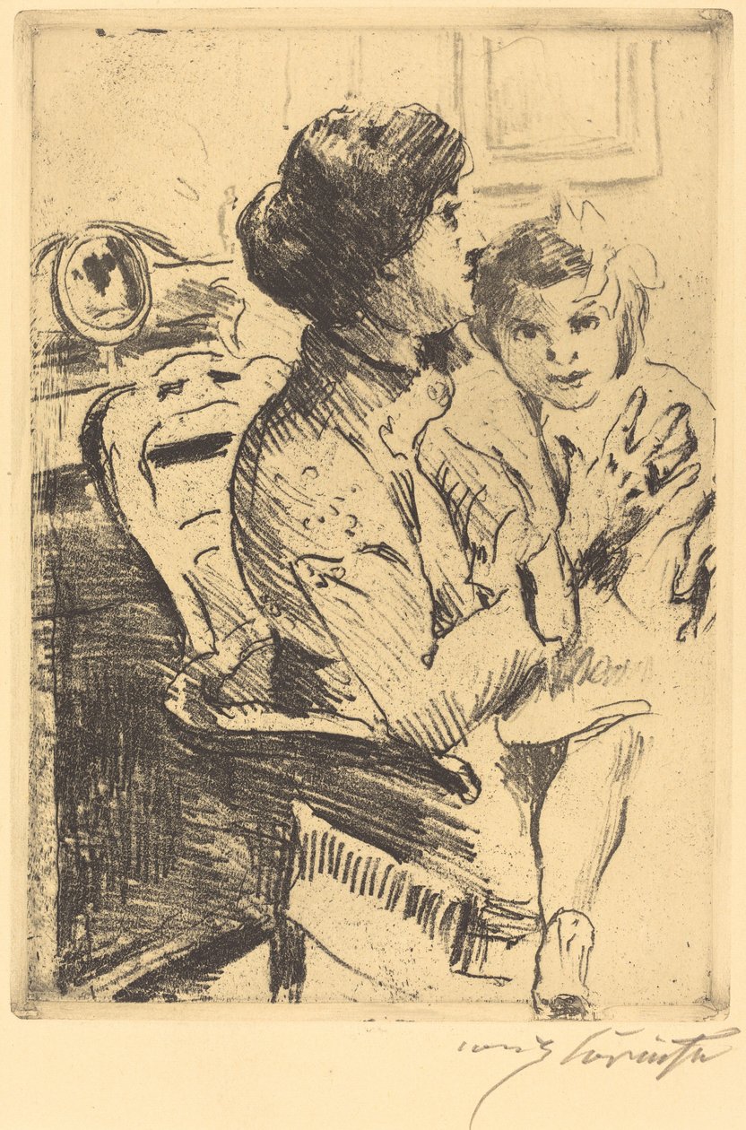 Mor och barn Mor och barn, 1911. av Lovis Corinth