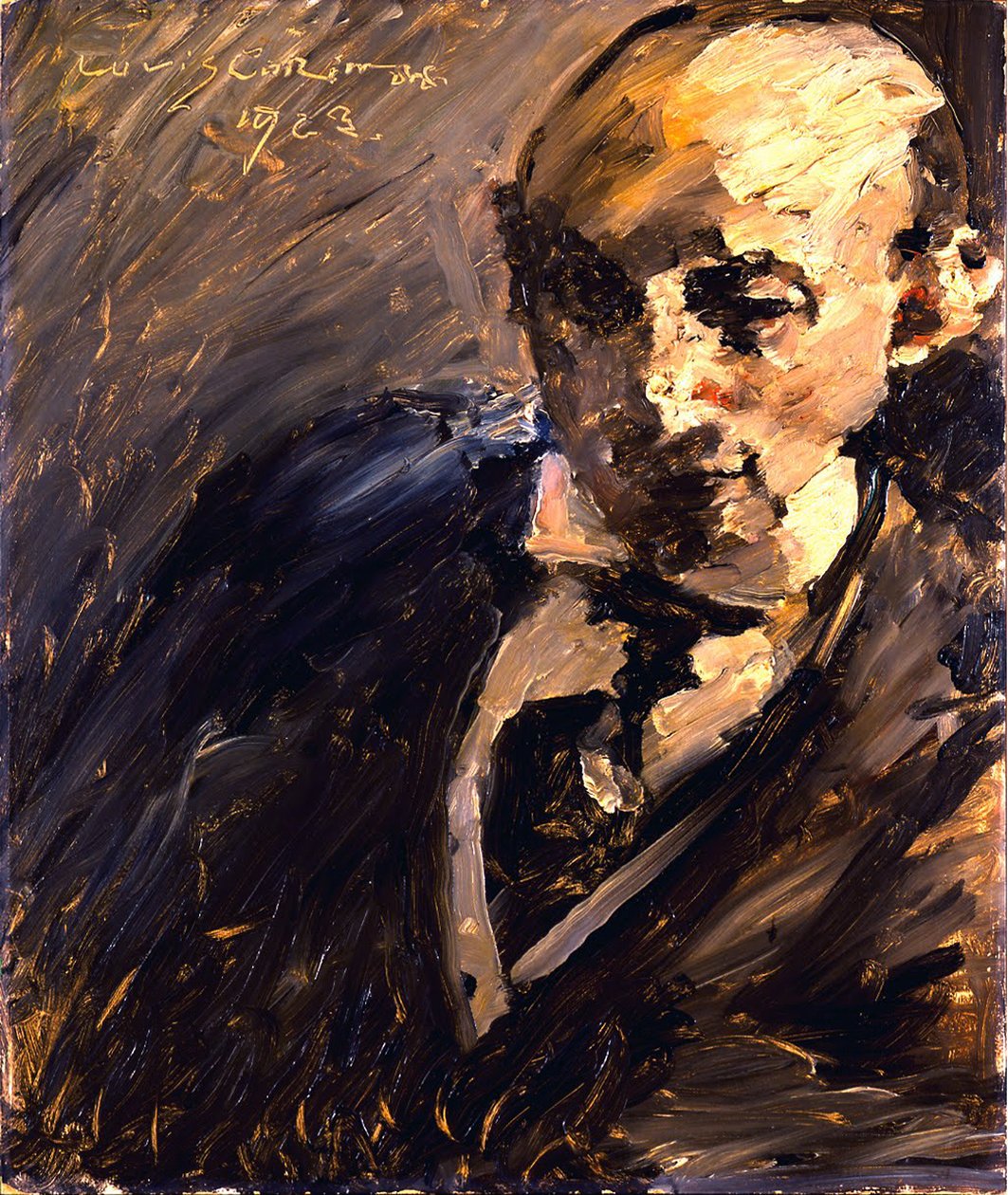 Porträtt av Alfred Kuhn, 1923 av Lovis Corinth