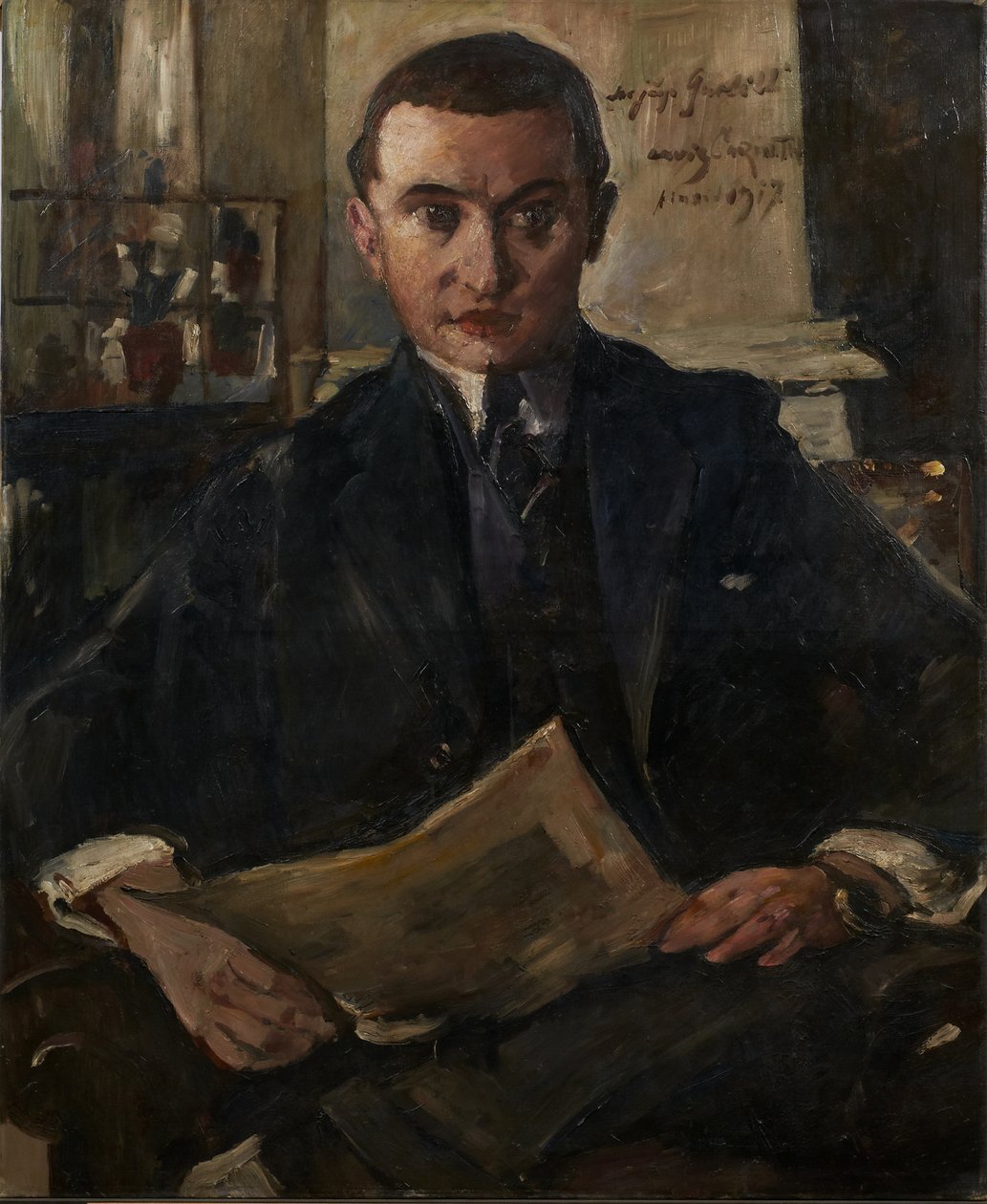Porträtt av Wolfgang Gurlitt av Lovis Corinth
