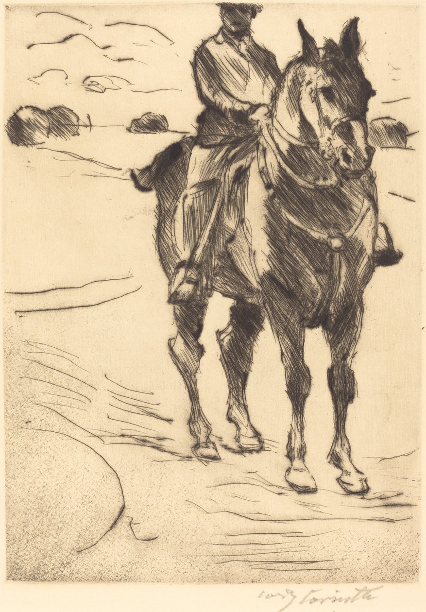 Reiter II Ryttare II, 1916. av Lovis Corinth