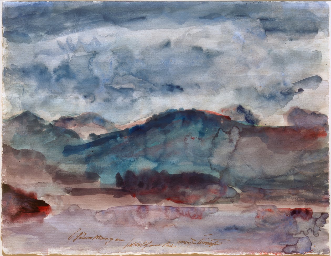 Trevlig morgon på Walchensee av Lovis Corinth