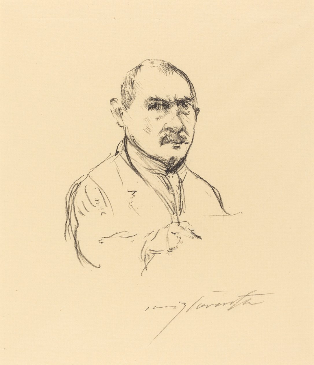 Självporträtt (Självporträtt) av Lovis Corinth
