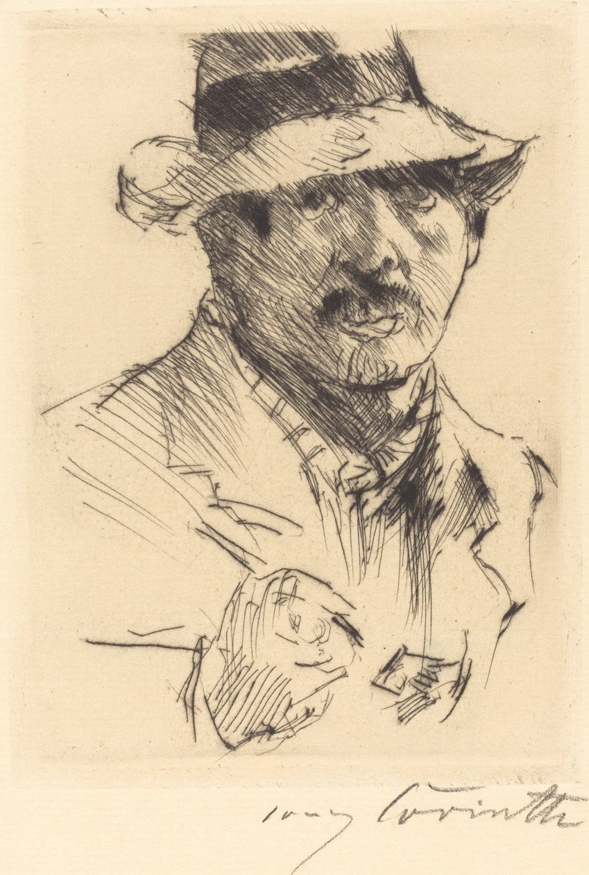 Självporträtt (Självporträtt) av Lovis Corinth